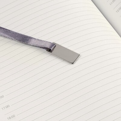 Ежедневник Grace на заказ, недатированный, серый