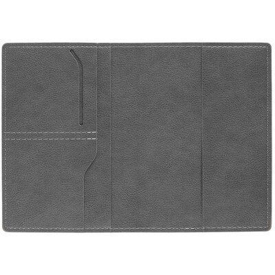 Обложка для паспорта Petrus, серая