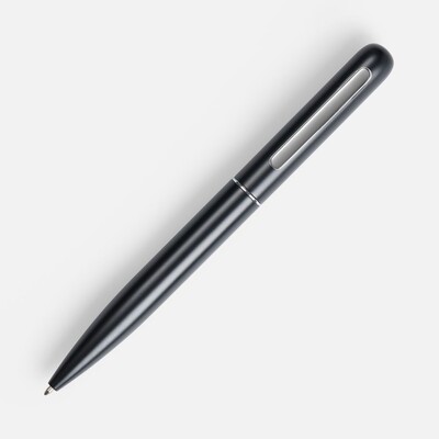 Ручка шариковая Scribo, матовая черная