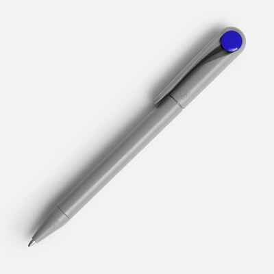 Ручка шариковая Prodir DS1 TMM Dot, серая с синим