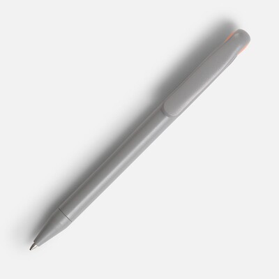 Ручка шариковая Prodir DS1 TMM Dot, серая с оранжевым