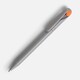 Ручка шариковая Prodir DS1 TMM Dot, серая с оранжевым