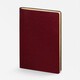 Ежедневник Nebraska Flex, недатированный, бордовый с золотистым