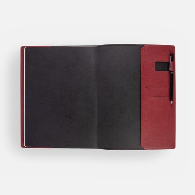 Ежедневник в суперобложке Brave Book, недатированный, красный