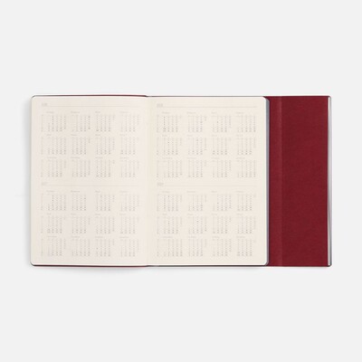 Ежедневник Petrus Flap, недатированный, красный