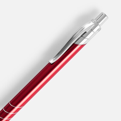 Ручка шариковая Undertone Metallic, красная