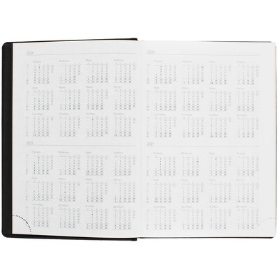 Ежедневник Mobile на заказ, недатированный, черно-оранжевый