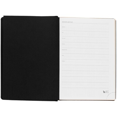 Ежедневник Mobile на заказ, недатированный, черно-оранжевый