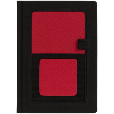 Ежедневник Mobile на заказ, недатированный, черно-красный