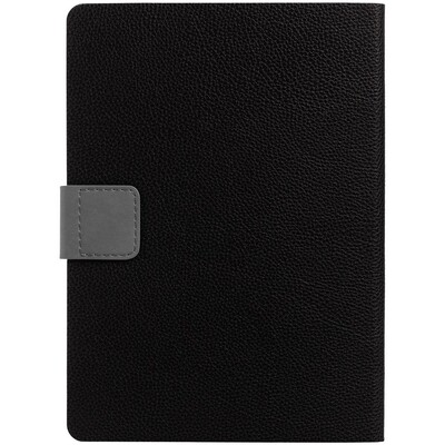 Ежедневник Boom, недатированный, черный с серым