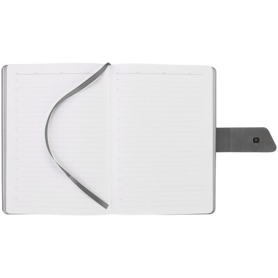 Ежедневник Boom, недатированный, черный с серым