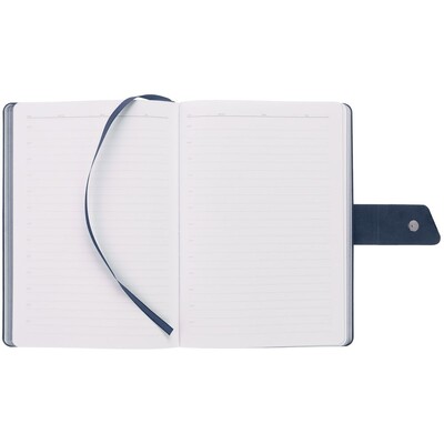 Ежедневник Boom, недатированный, черный с синим