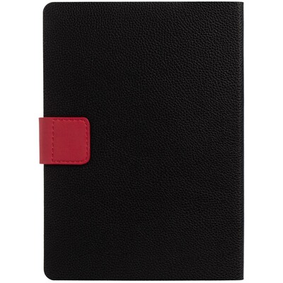 Ежедневник Boom, недатированный, черный с красным