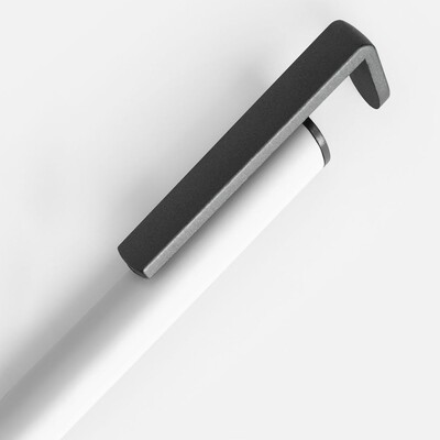 Ручка шариковая Standic с подставкой для телефона, белая