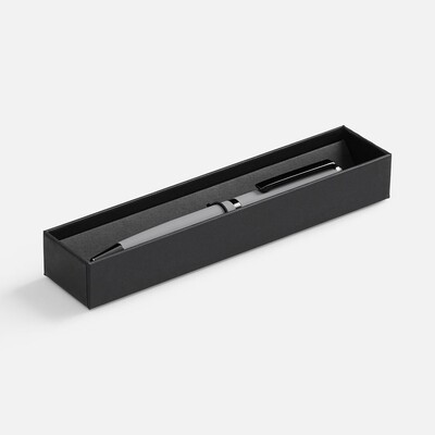 Ручка шариковая Inkish Gunmetal в футляре, серая