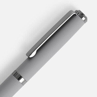 Ручка шариковая Inkish Gunmetal в футляре, серая