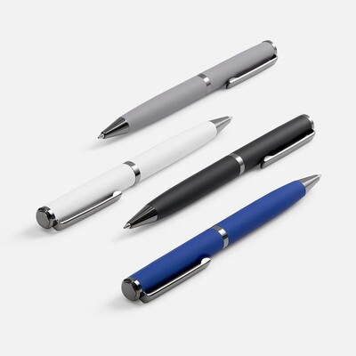 Ручка шариковая Inkish Gunmetal в футляре, серая