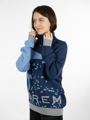 Джемпер на заказ Tricksy Net Reglan, полушерсть