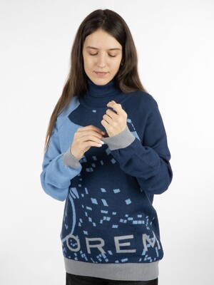 Джемпер на заказ Tricksy Net Reglan, полушерсть