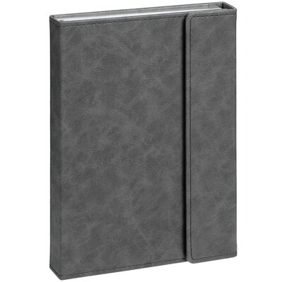 Ежедневник Flap на заказ, недатированный, серый