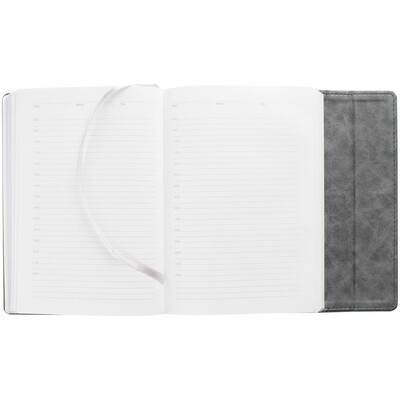 Ежедневник Flap на заказ, недатированный, серый