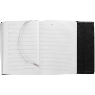 Ежедневник Flap на заказ, недатированный, черный