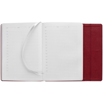 Ежедневник Flap на заказ, недатированный, красный