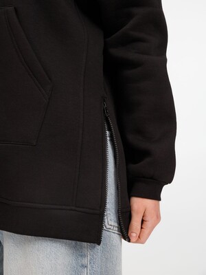 Худи унисекс оверсайз Easy Street, черное