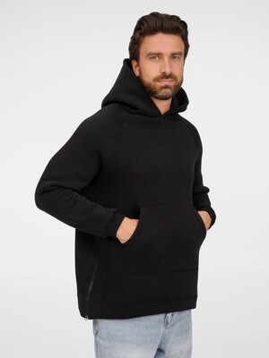 Худи унисекс оверсайз Easy Street, черное