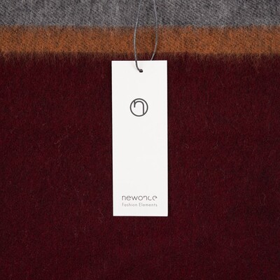 Шарф Charming, коричневый с оранжевым