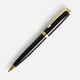 Ручка шариковая Letra Gold, глянцевая, черная