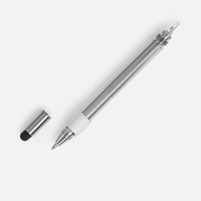 Ручка шариковая Numeric, мультиинструмент, черная