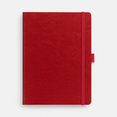 Еженедельник Lucky, недатированный, красный