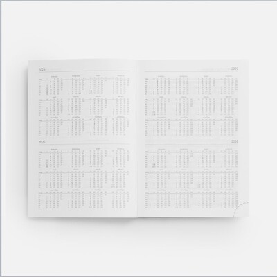 Ежедневник Prizma, недатированный, оранжевый