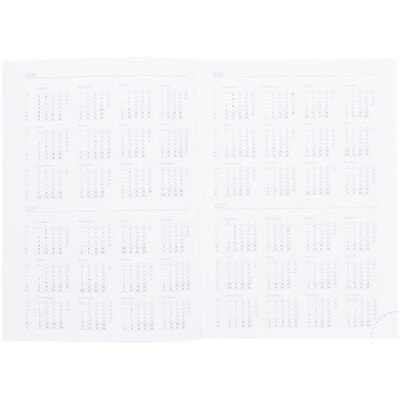 Ежедневник Vivian Metal, недатированный, красный