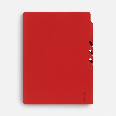 Ежедневник Flexpen Shall, недатированный, красный