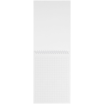 Блокнот Issa в клетку, белый