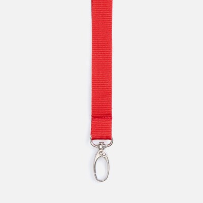 Лента для бейджа Pin, красная