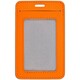 Чехол для пропуска Shall Simple, оранжевый