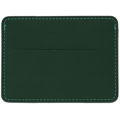 Чехол для карточек Shall Simple, зеленый