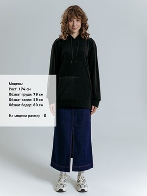 Худи унисекс Prima Vista, черное