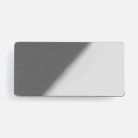 Значок Magnet Matto, серебристый глянцевый