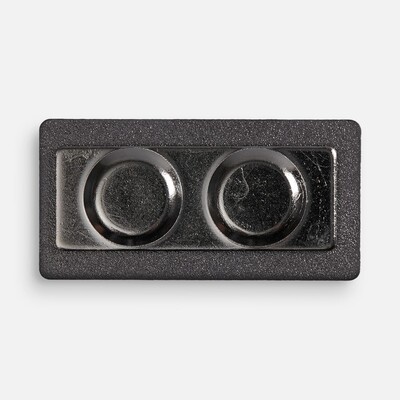 Значок Magnet Matto, серый металлик