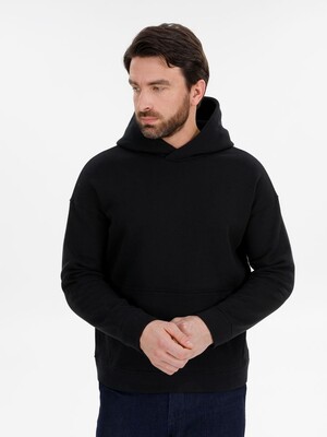 Худи оверсайз унисекс Snuggie, черное