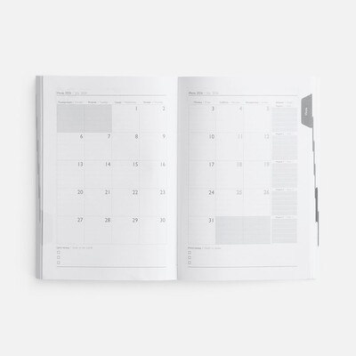 Ежедневник Baza, датированный, черный