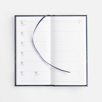 Еженедельник Baza, датированный, синий