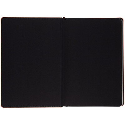 Ежедневник Alanis, недатированный, черный с красным