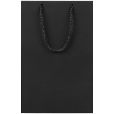 Пакет бумажный Porta S, вертикальный, черный