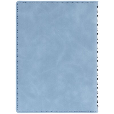 Ежедневник Spring Urban на заказ, недатированный, голубой