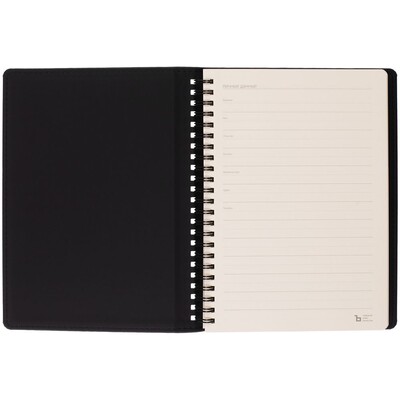 Ежедневник Spring Urban на заказ, недатированный, черный